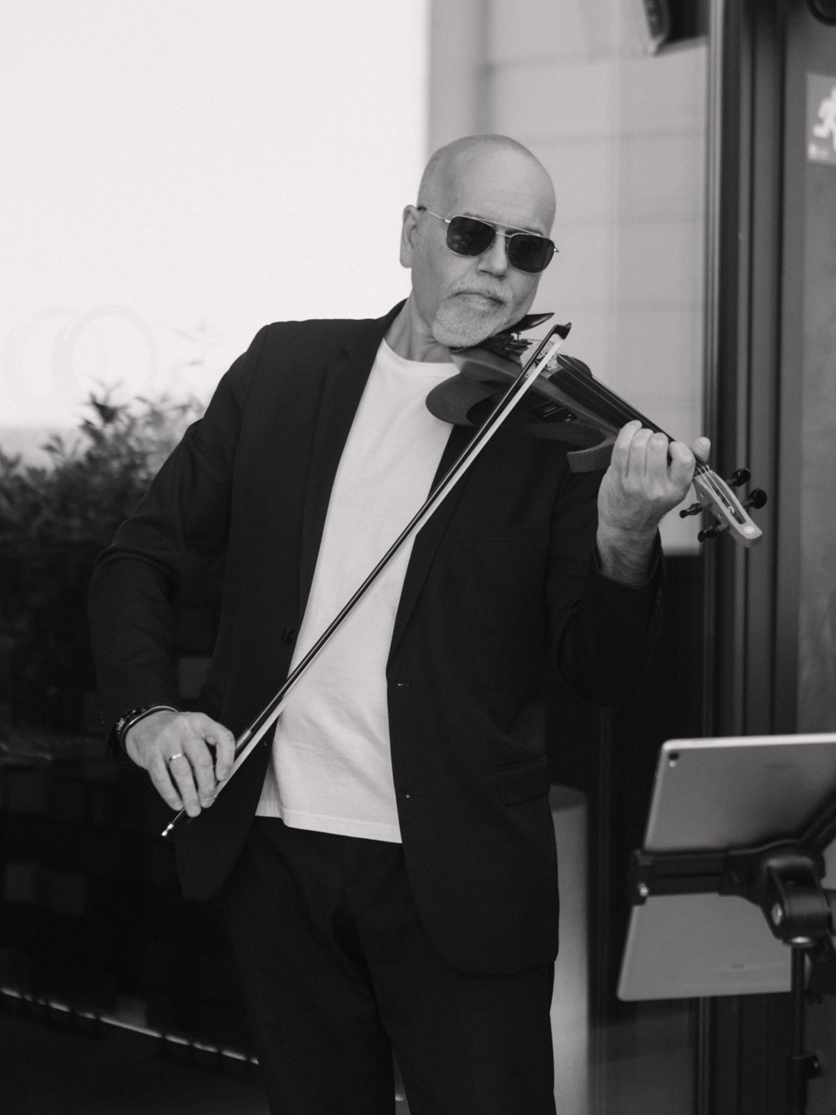 violín eléctrico en nobu